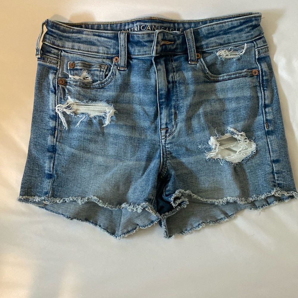 High-rise shorties perfect condition!